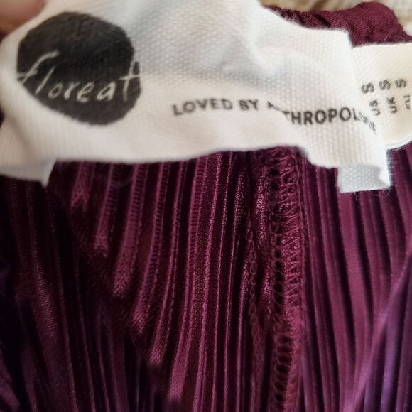 Anthropologie Floreat Willow Sleep Purple Jumpsuit Size Small‎ - Picture 7 of 7